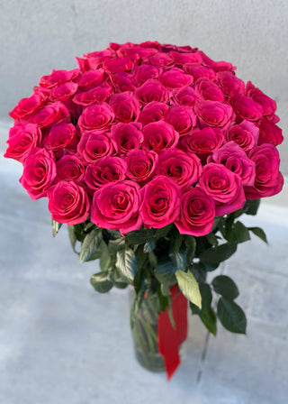 NO. 129. Bouquet of Pink Floyd Roses