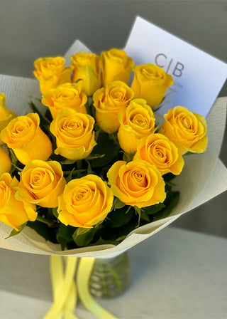 NO. 147. Yellow Roses Bouquet