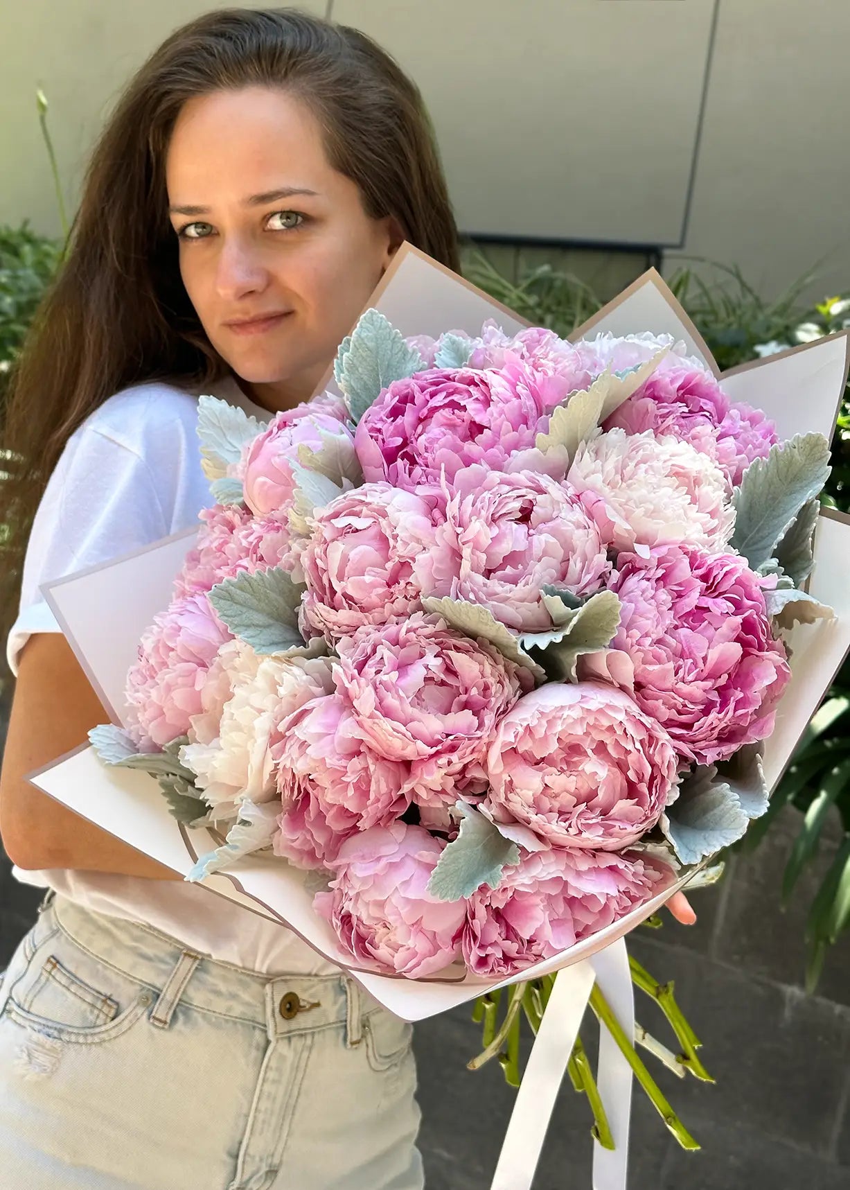 NO. 17. Peonies Cherry Blossom Flowers Delivery in LA