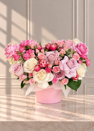 NO. 130. Sweet Candies (roses, tulips, hydrangea)