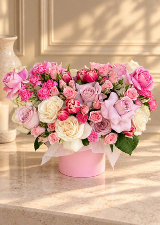 NO. 130. Sweet Candies (roses, tulips, hydrangea)