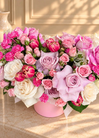 NO. 130. Sweet Candies (roses, tulips, hydrangea)