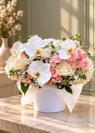 NO. 89. Sweet Serenity (roses, hydrangeas, orchids)