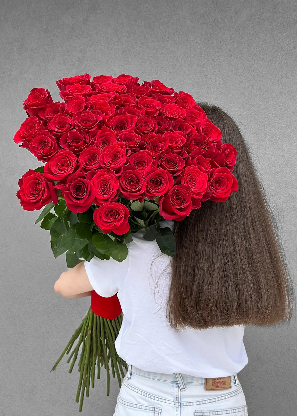 NO. 28. Super Long Stems Red Roses