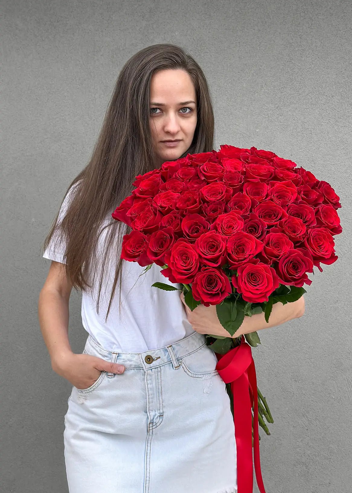 75 Roses NO. 29. Gorgeous Bouquet Of 50 and 75 Roses | Cherry Blossom | Flowers ...