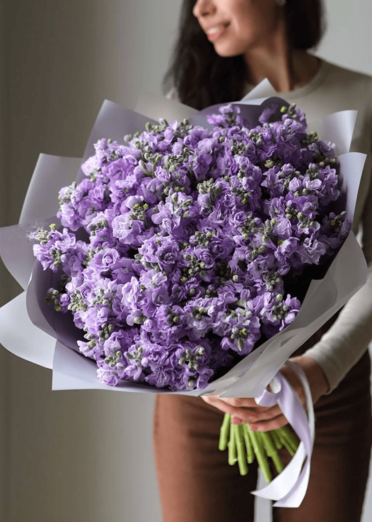 NO. 62. Bouquet of Purple Matthiolas